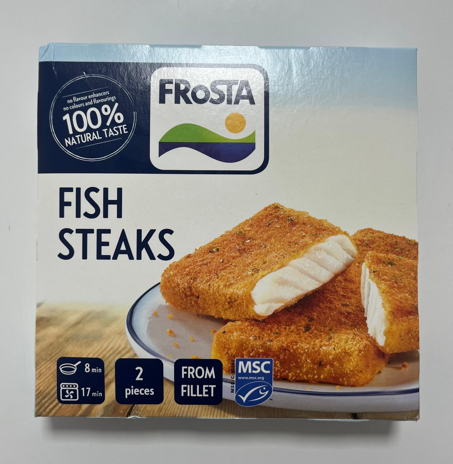 FISH STEAKS 250 G CONG.