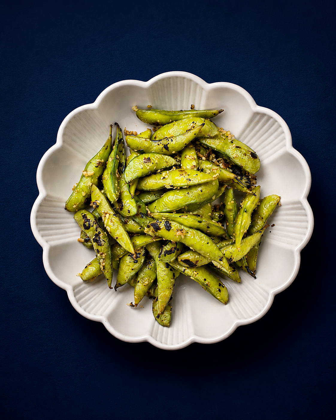 Garlic Edamame